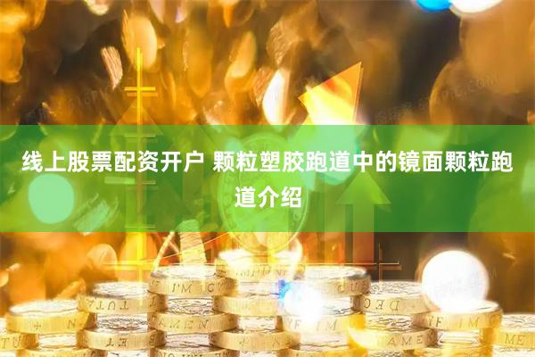 线上股票配资开户 颗粒塑胶跑道中的镜面颗粒跑道介绍